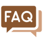 Faq Questions Brown Speech Bubbles free icon for commercial use