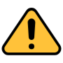 Hazard Yellow Sign icon