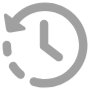 History Timer Clock Gray Outline free icon for commercial use