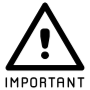 Important Warning Sign Black free icon for commercial use