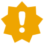 Important Warning Yellow free icon for commercial use
