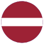 Latvia Circular Round Flag icon