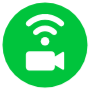 Live Stream Camera Green Circle Round free icon for commercial use