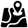 Location And Map Pointer Black free icon for commercial use