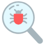 Malware Bug Search Scan free icon for commercial use
