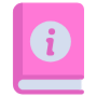 Manual Book Instruction Pink icon