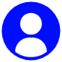Naval Blue User Circle Round free icon for commercial use