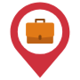 Office Company Location Red Placeholder free icon for commercial use