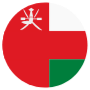 Oman Flag Circle Round icon