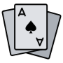 Poker Cards Game Ace Of Spades free icon for commercial use
