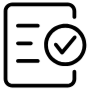 Registration Successful Verification Form Black Outline free icon for commercial use