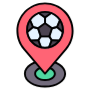 Soccer Stadium Location Placeholder free icon for commercial use