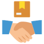 Supplier Production Agreement Handshake free icon for commercial use
