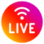 Instagram Live Streaming Circle Round free icon for commercial use