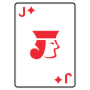 Jack Of Diamonds Playing Card free icon for commercial use