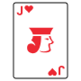 Jack Of Hearts Playing Card icon