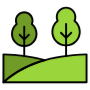 Landscape Garden Green Trees free icon for commercial use