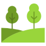 Landscape View Green Garden Trees free icon for commercial use
