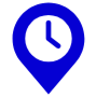 Location History Dark Blue free icon for commercial use