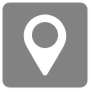 Location Pointer Gray Square Rounded free icon for commercial use