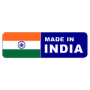 Made In India Flag Label Sticker icon