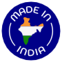Made In India Map Tag Circle Round icon