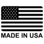 Made In Usa Flag Black And White free icon for commercial use