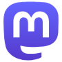 Mastodon Purple  Logo Mark free icon for commercial use