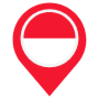 Monaco Location Flag Pin free icon for commercial use