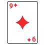 Nine Of Diamonds Playing Card free icon for commercial use