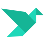 Origami Bird Green icon