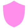 Pink Shield free icon for commercial use