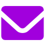 Purple Email For Signature free icon for commercial use