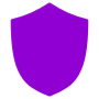 Purple Shield free icon for commercial use