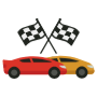 Racing Cars Finish Flags free icon for commercial use