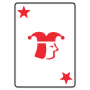 Red Joker Playing Card icon