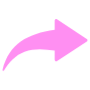 Redo Next Right Arrow Light Pink free icon for commercial use