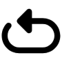 Restart Loop Black Arrow free icon for commercial use