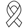 Ribbon Black Outline free icon for commercial use