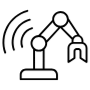 Robotics Technology Sensor Black Outline icon