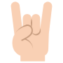 Rock N Roll Hand Symbol free icon for commercial use