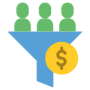 Sales Funnel Customers free icon for commercial use
