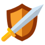 Shield And Sword free icon for commercial use