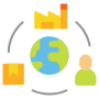 Supplier Chain Factory Manufacturing free icon for commercial use