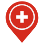 Switzerland Location Flag Pin free icon for commercial use