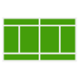 Tennis Court Green Playground icon