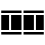 Tennis Court Silhouette icon