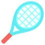 Tennis Racket Blue free icon for commercial use