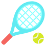 Tennis Racket Green Ball free icon for commercial use