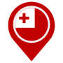 Tonga Location Flag Pin free icon for commercial use